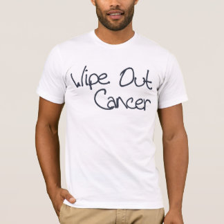 Limpe para fora o t-shirt do cancer