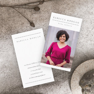 Limpeza clássica   Um cartões de visitas fotogr