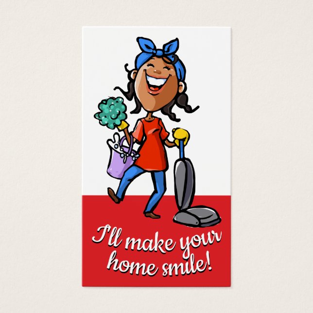 Limpeza da Casa.Afro American Cleaner (Frente)