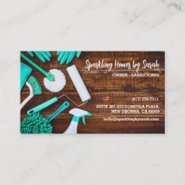 limpeza de casas cartões de visitas