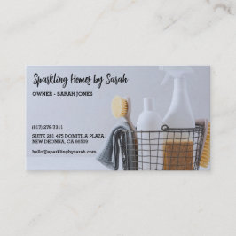 limpeza de casas cartões de visitas