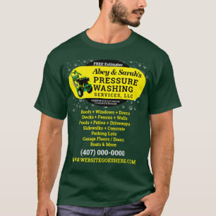 Limpeza De Energia De Pressão T-Shirt Comercial
