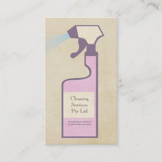 Limpeza do Cartão de visita de Negócios do Serviço (Frente)