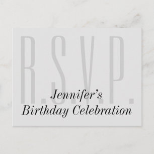Limpo, Respeitável "R.S.V.P." Cartão Postal