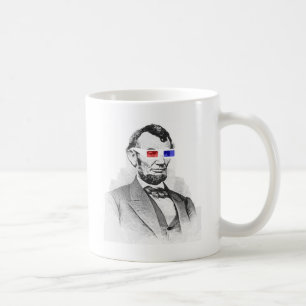 Lincoln em umas canecas de café 3D