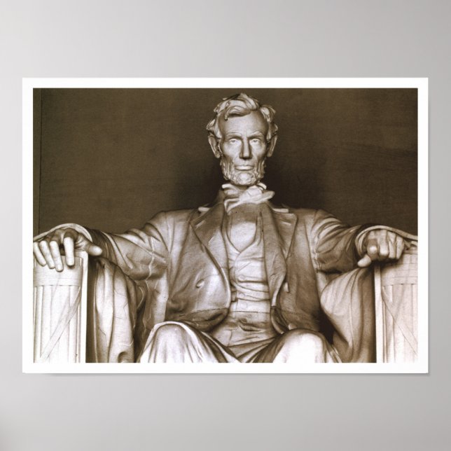 Lincoln Memorial Fotografia Impressão (Frente)