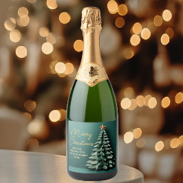 Linda árvore de festas de Natal Dourada verde e fe