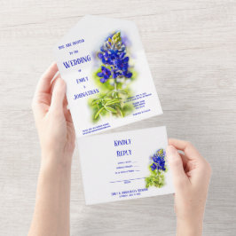 Linda Bluebonnet Floral, casamento moderno