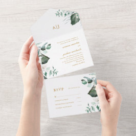 Linda Branca Floral e Casamento Verde