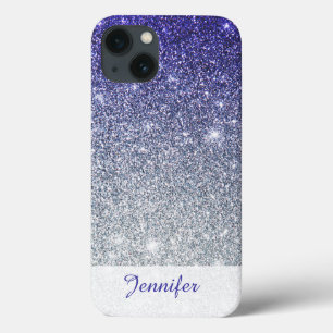 Linda Ca do Telefone Celular do Ombre Azul Roxo