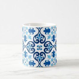 💙 Linda caneca de café Azul III