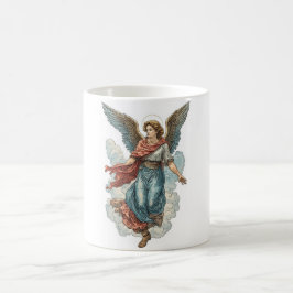 Linda Caneca de Café Cristã Anjo