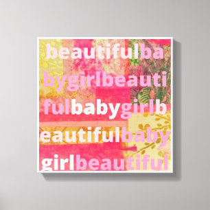 Linda Canvas de Bebê