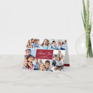 Linda Colagem Obrigado Cartões