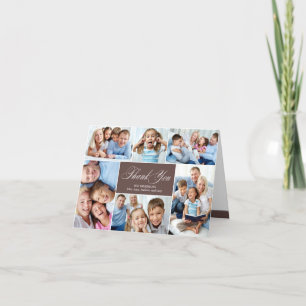 Linda Colagem Obrigado Cartões