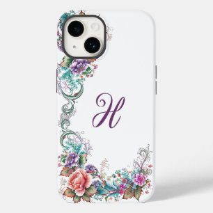 Linda Coloração Floral Monograma