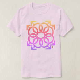 "Linda de ROSA" Camiseta com EFEITO DESBOTADO