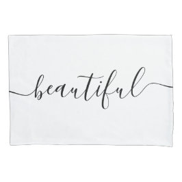 Linda designação feminina White Black Script