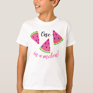 Linda em um melão meninas camiseta