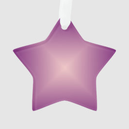 Linda Estrela Rosa > Enfeite de Natal