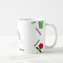 Linda, Feliz, Única, Caneca Emocionante