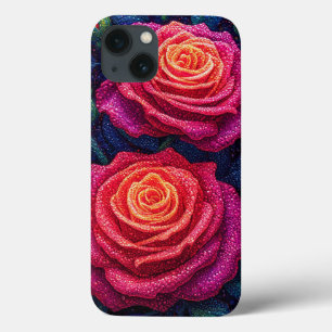 Linda flor de rosa presente estético romântico