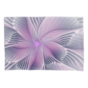 Linda Flor Rosa Arte Abstrato Fractal Moderno