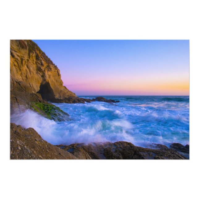 Linda fotografia do Sol do Grande Oceano (Frente)