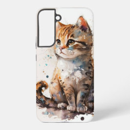 Linda Gato de Aquarela