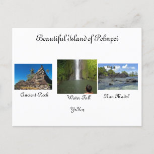 LINDA ILHA DO CARTÃO DE POSTO POHNPEI