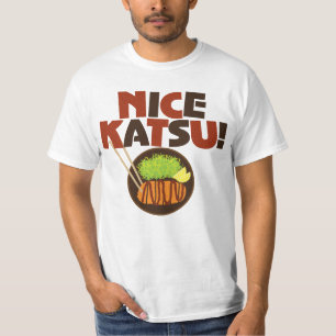 Linda Katsu! Camiseta com Estampa de Tonkatsu