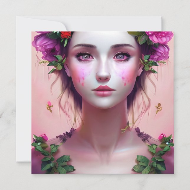 Linda Mulher Étera Fantasia Art (Frente)