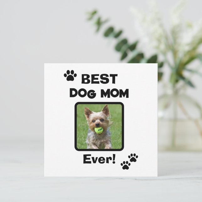 Linda Personalizar Melhor Mãe de Cachorro Gato do  (Em pé/Frente)