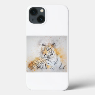 Linda pintura Bengala Tiger