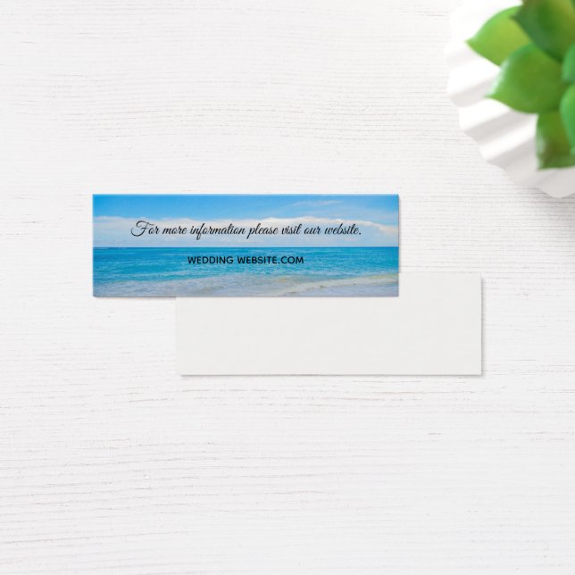 Linda praia tropical azul (Mesa)