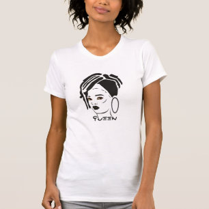 Linda rainha africana T-Shirt