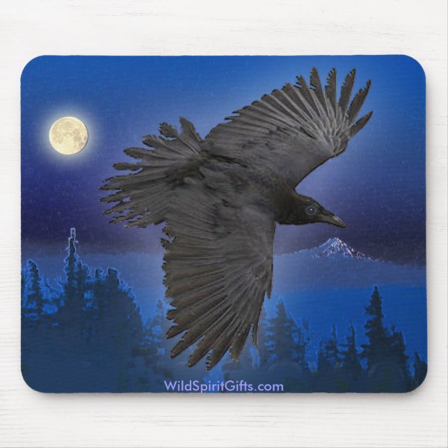 LINDA RAVEN & Moon Mousepad (Frente)