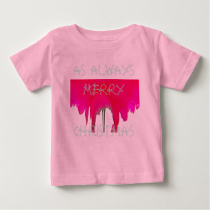 Linda Rosa vermelha Feliz Natal Camiseta