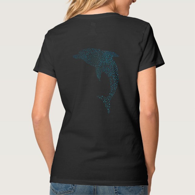 Linda T-Shirt de Golfinho (Verso)