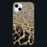 Linda Trendência Leopard Faux Impressão Animal<br><div class="desc">Esta design apresenta uma bela e moderna impressão leopardo com sotaques brilhantes. A impressão falsa em animais de pele está disponível em tons de ouro amarelo, branco, cinza, marrom, preto e creme. A imagem está na moda e moderna, com elementos na moda e artísticos que certamente agradam. É perfeito para...</div>