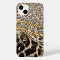 Linda Trendência Leopard Faux Impressão Animal