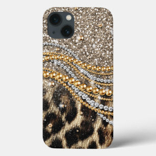 Linda Trendy Leopard Faux Animal Print Case-Mães