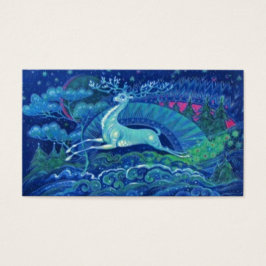 Linda Vintage Blue Reindeer Russo