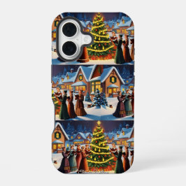 Linda Vintage Tradicional Elegante Feliz Natal