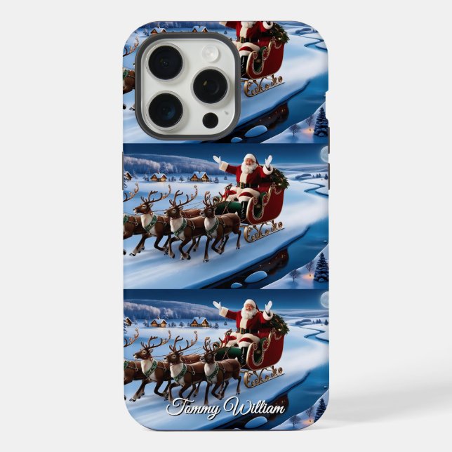 Linda Vintage Tradicional Elegante Feliz Natal (Verso)