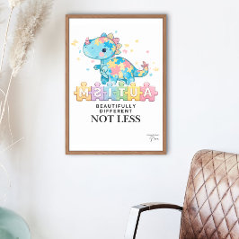 Lindamente diferente não menos | Poster de autismo