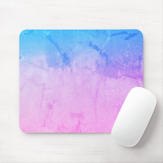 Lindas cores do Mousepad Magenta e ciano (Com mouse)