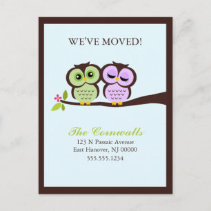 Lindas Corujas Movendo Anúncios