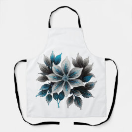 lindas flores e folhas de gelo