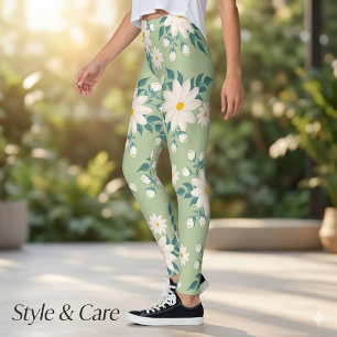 Lindas Leggings Florais Daisy Vibrant